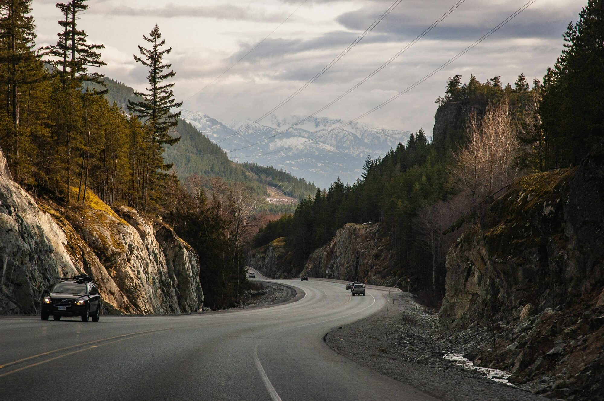 The Sea to Sky highway